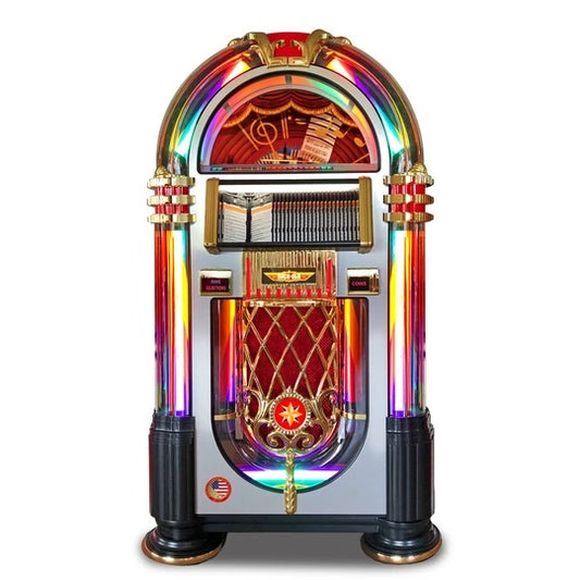 Rock-Ola Bubbler CD Jukebox Crystal Edition "New" - Prime Arcades Inc