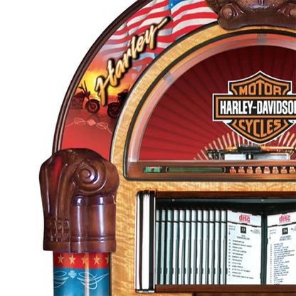 Rock-Ola Bubbler Harley-Davidson CD Jukebox - Prime Arcades Inc