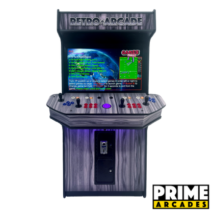 4,708 Games in 1 32" LED Monitor Four Player Slim Arcade Machine - Prime Arcades Inc