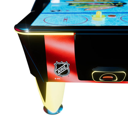 CHICAGO BLACK HAWKS EDITION NHL LICENSED AIR FX AIR HOCKEY FULL SIZE TABLE - Prime Arcades Inc