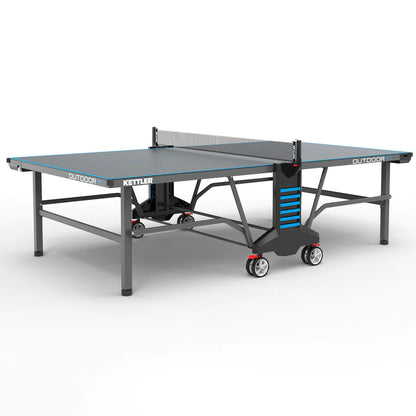 KETTLER Outdoor 10 Table Tennis Table 4-Player Bundle - Prime Arcades Inc