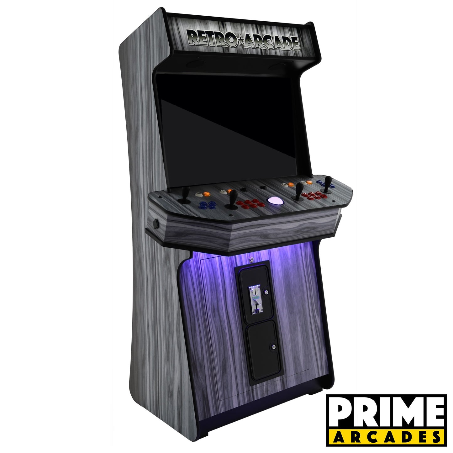 4,708 Games in 1 32" LED Monitor Four Player Slim Arcade Machine - Prime Arcades Inc