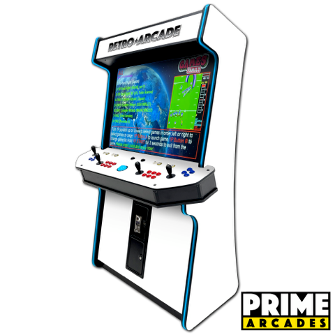 4,708 Games in 1 43" LED Monitor Four Player Slim Stealth Series - Prime Arcades Inc
