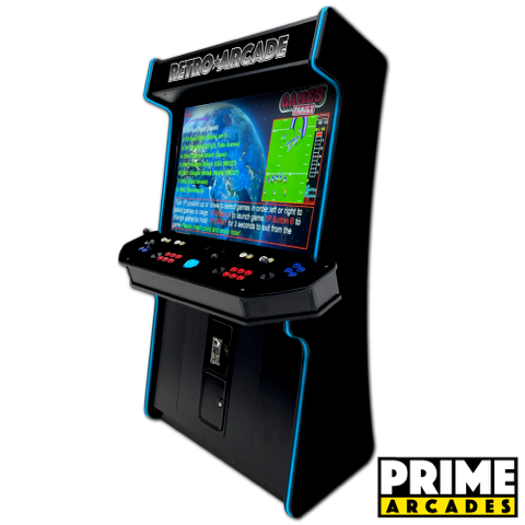 4,708 Games in 1 43" LED Monitor Four Player Slim Stealth Series - Prime Arcades Inc